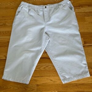 Allison & Co Light Khaki Denim Capris